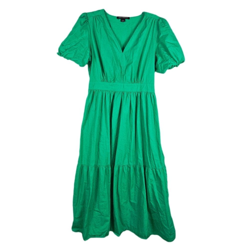 French Connection Emerald Green Midi Dress